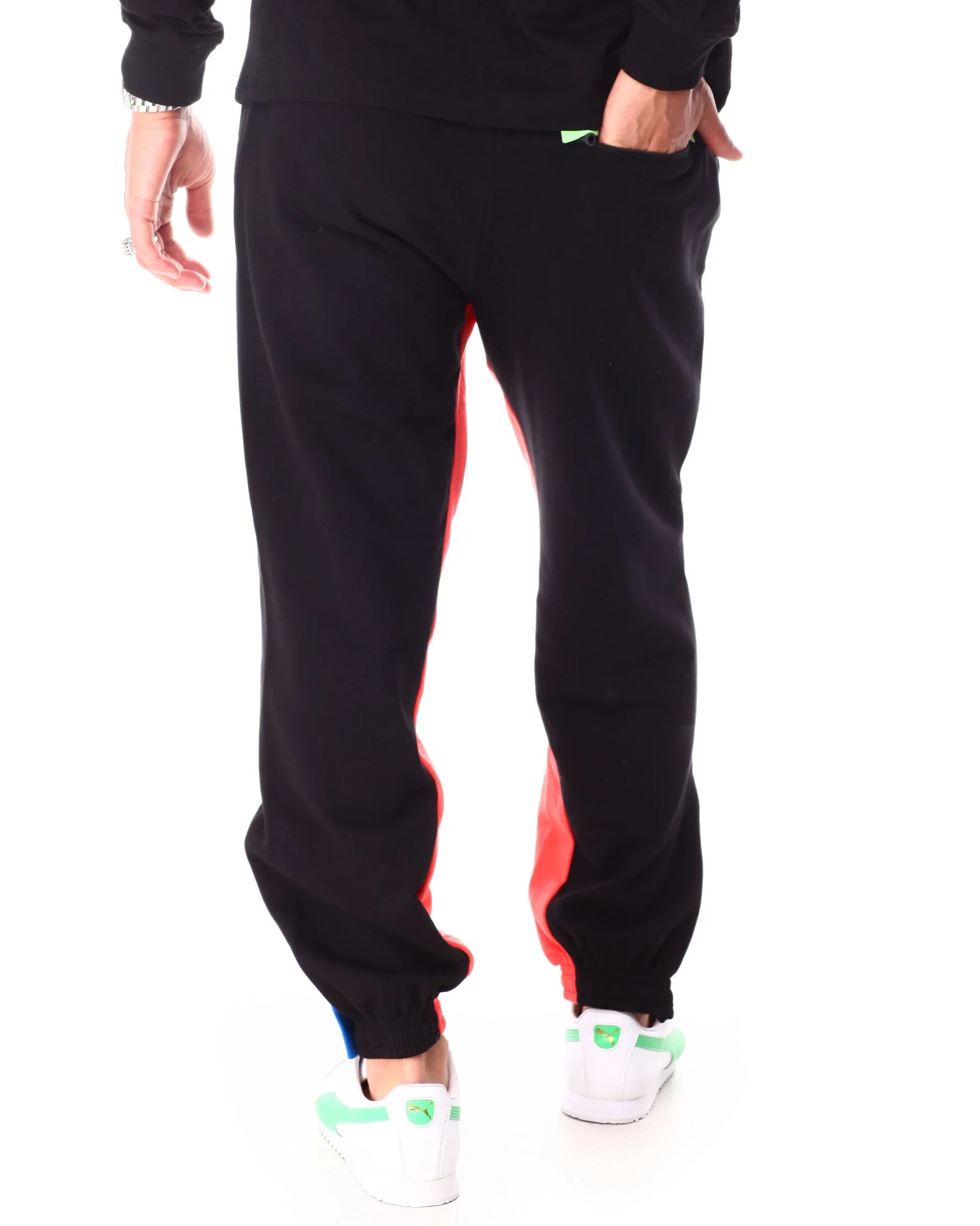 Puma Men's Retro Sci-Fi Color-Block Sweatpant