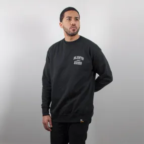 "Collegiate" Crewneck - Black