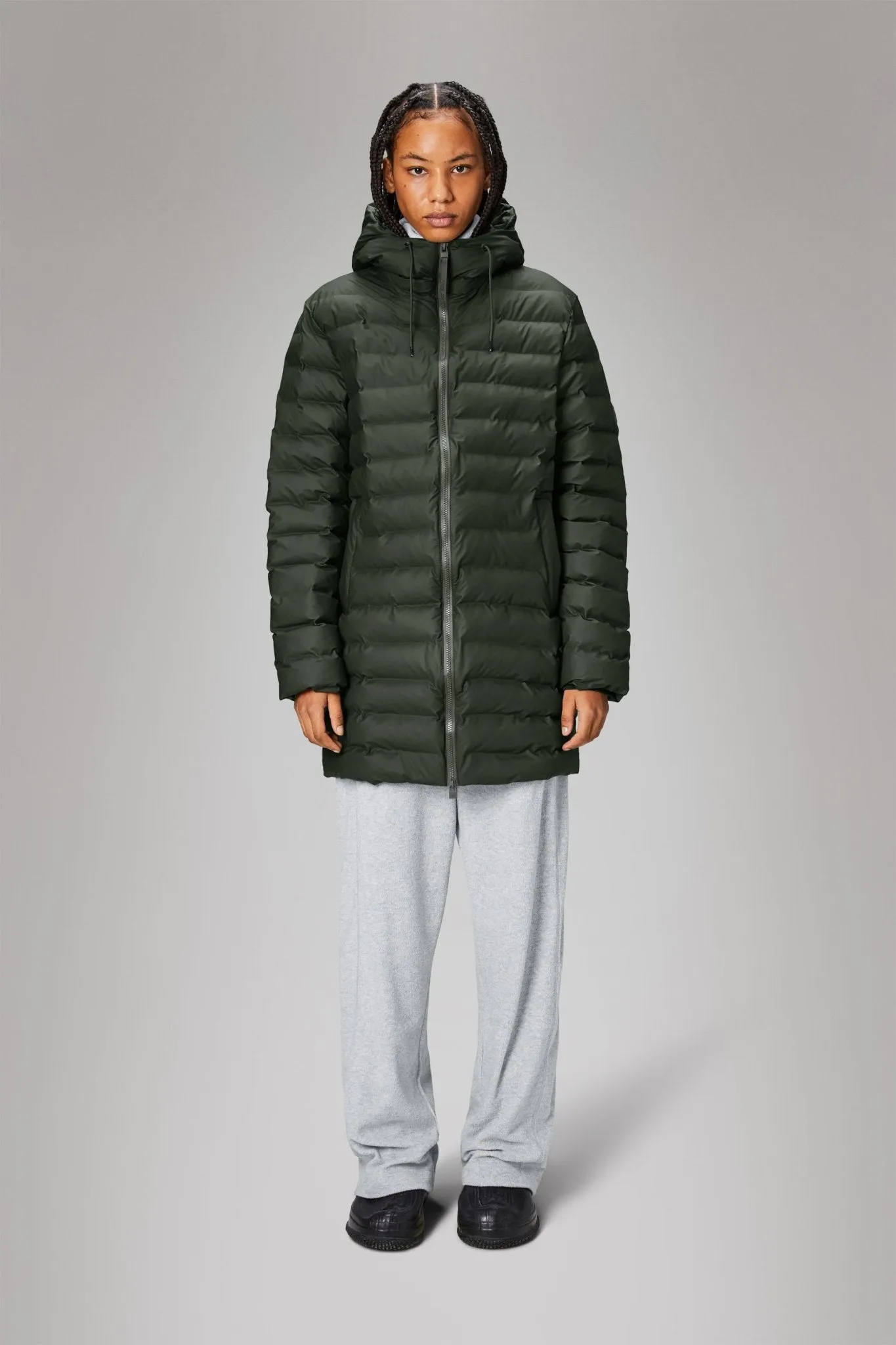 RAINS LOHJA Long Puffer Jacket W3T3