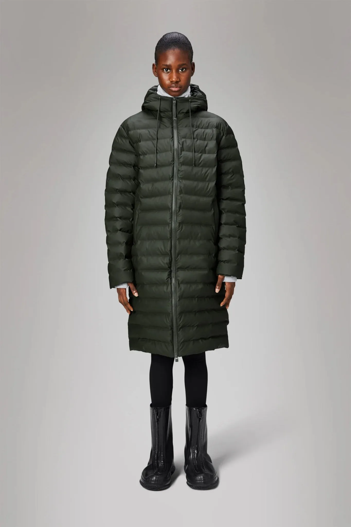 RAINS LOHJA Longer Puffer Jacket W3T3