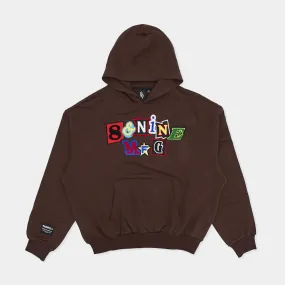 Ransom Hooded Oversized Sweatshirt Brown