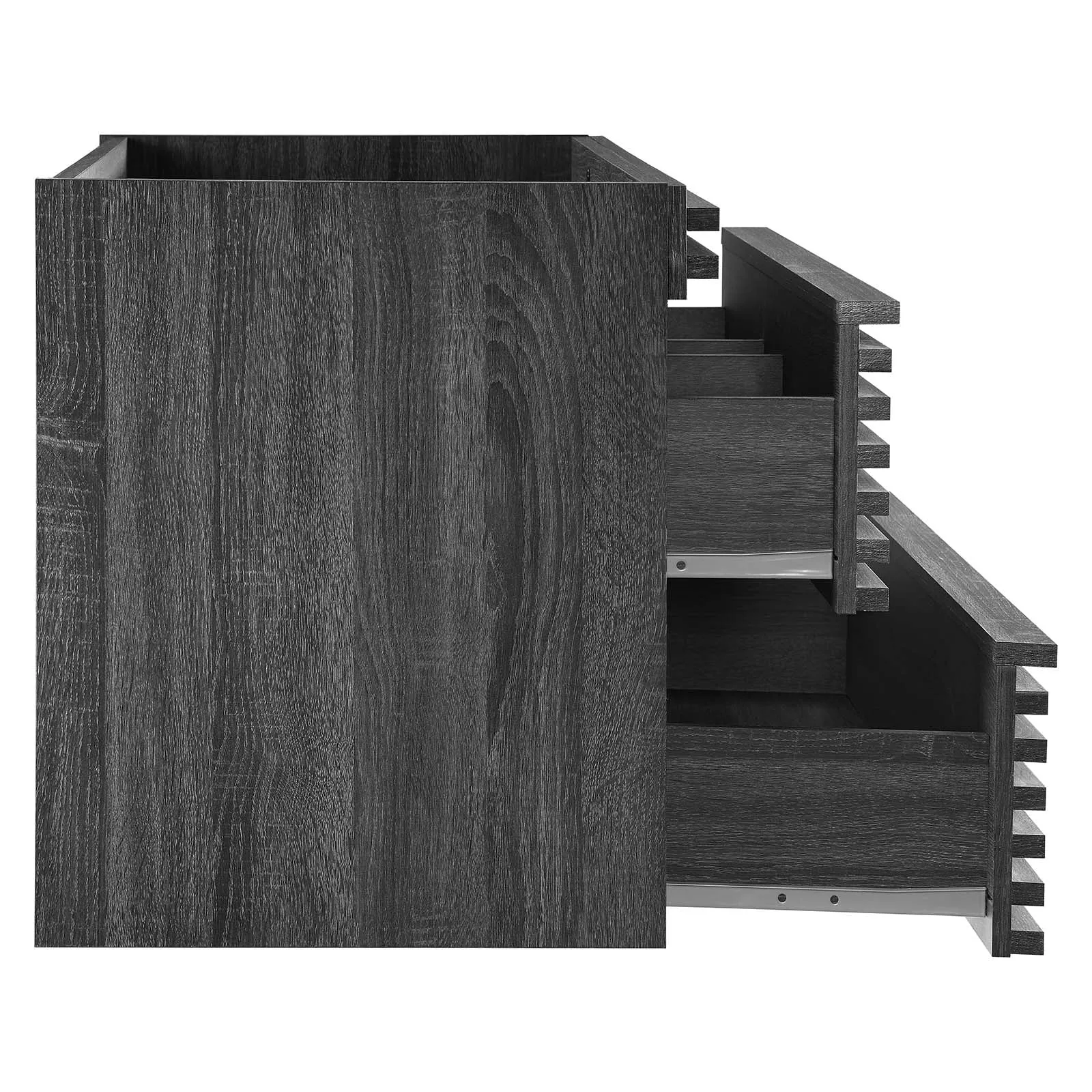 Render 36" Wall-Mount Bathroom Vanity Cabinet (Sink Basin Not Included) Charcoal EEI-4339-CHA