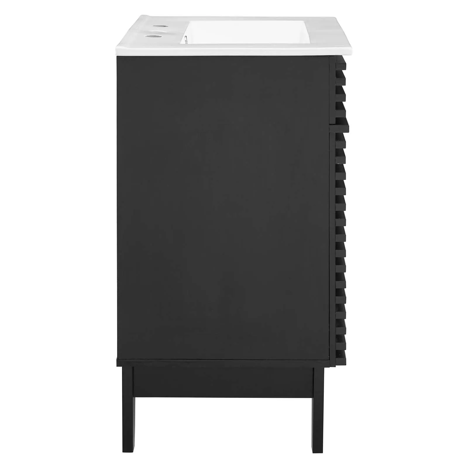 Render Bathroom Vanity Black White EEI-3860-BLK-WHI