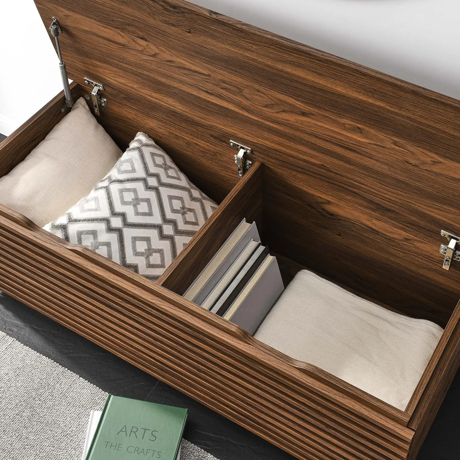 Render Storage Bench Walnut EEI-6057-WAL