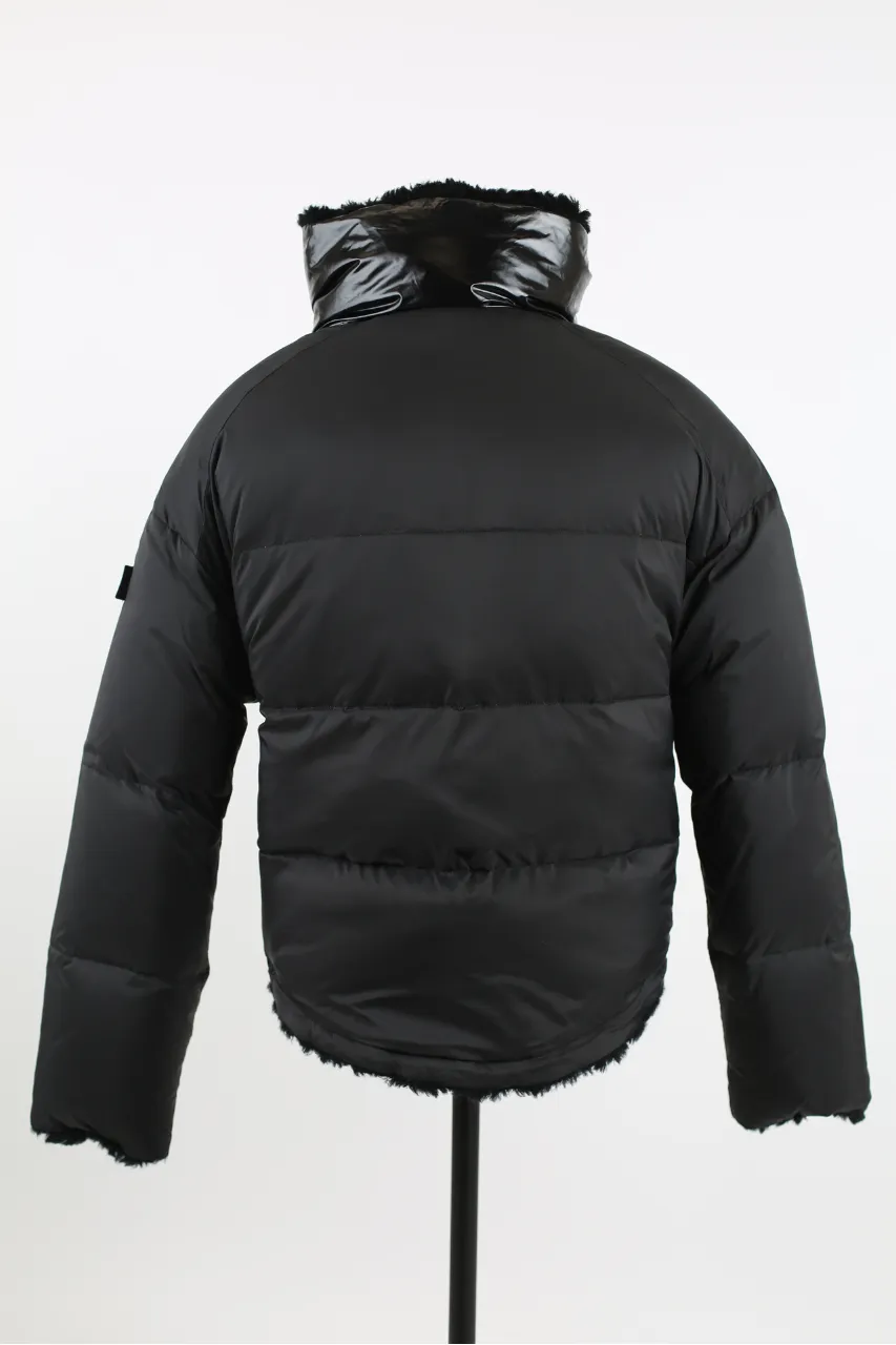 Reversible Shearling Down Jacket