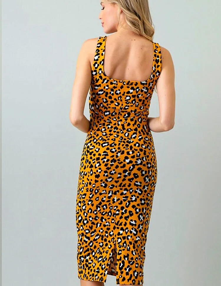 Safari Midi Dress