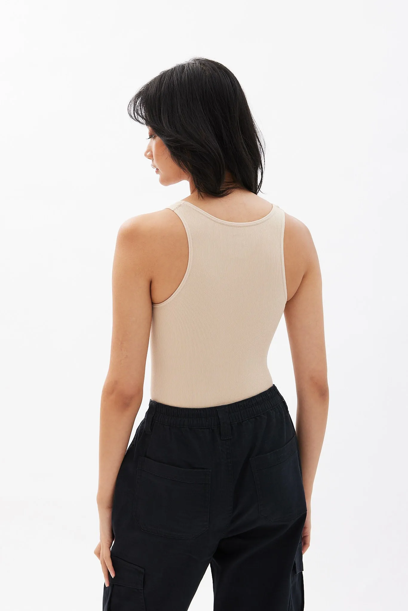 Seamless V-Neck Bodysuit