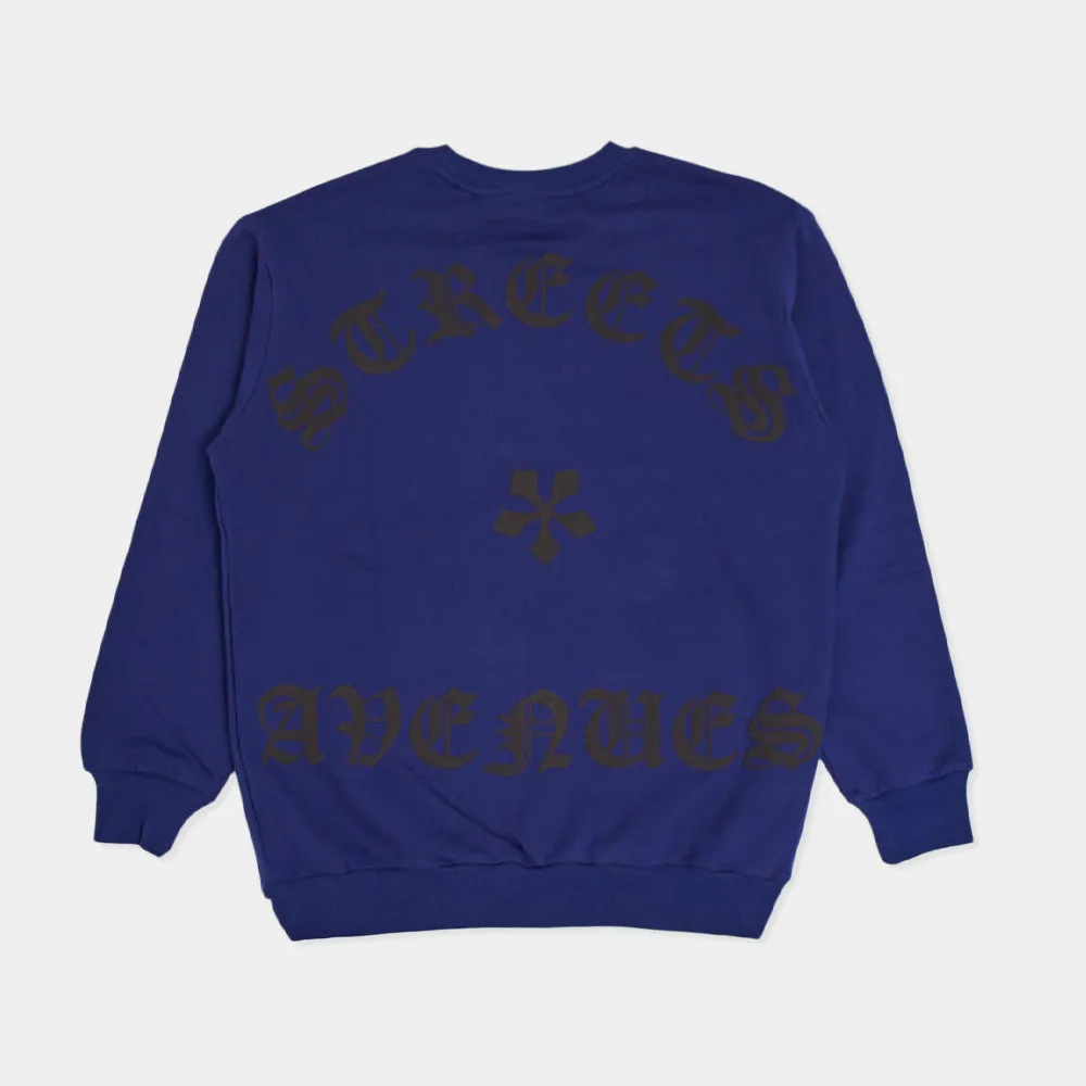 Streets & Aves Crewneck Sweatshirt Blue