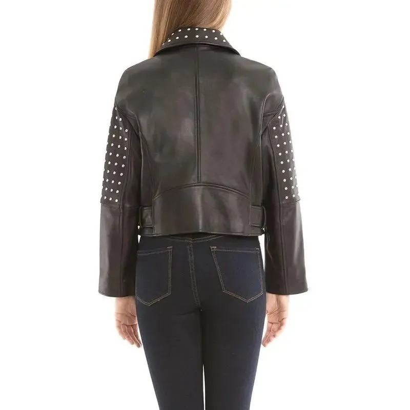 Studded Womens Leather Jacket