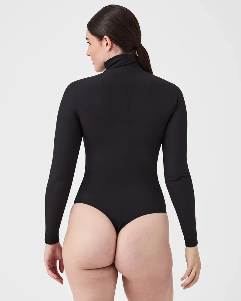 Suit Yourself Ribbed Long Sleeve Turtleneck Bodysuit