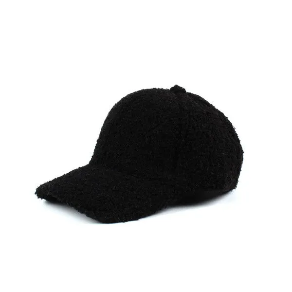 TEEK - Boucle Sherpa Teddy Bear Knit Ball Cap