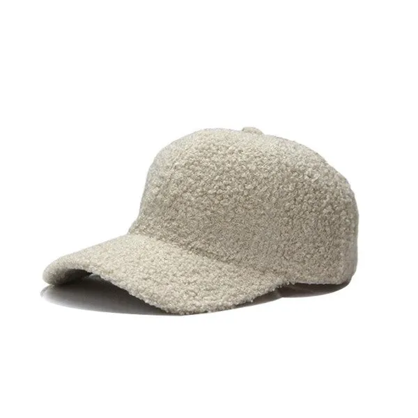 TEEK - Boucle Sherpa Teddy Bear Knit Ball Cap