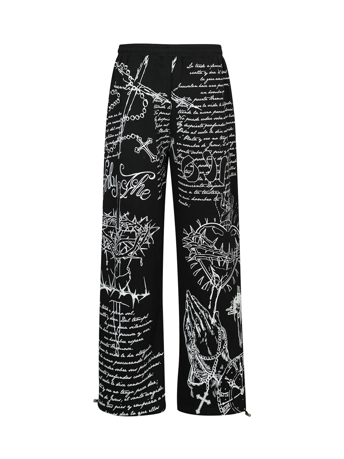 Thesupermade Graphic Straight Leg Sweatpants