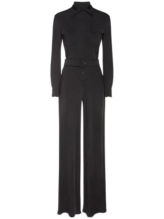 Tom Ford   Stretch satin long jumpsuit 