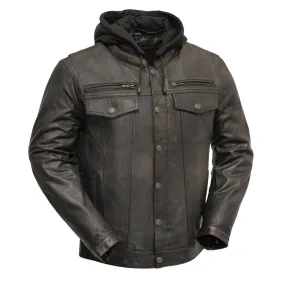 Vendetta Men's Motorcycle Leather Jacket