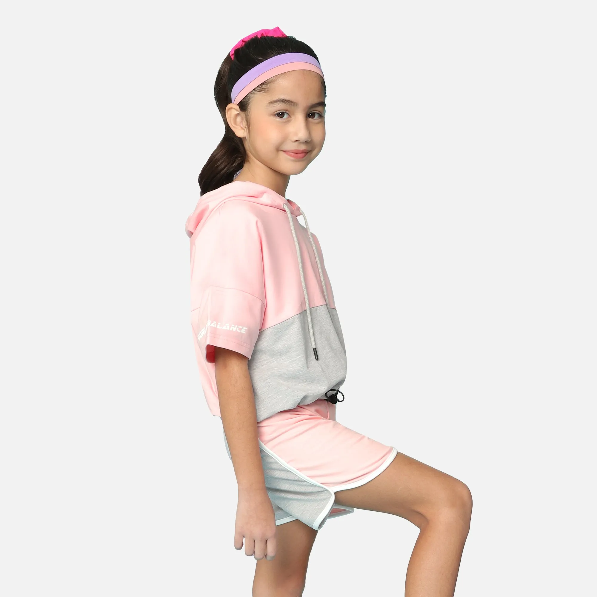 WB GIRLS HOODIE & SHORTS SET