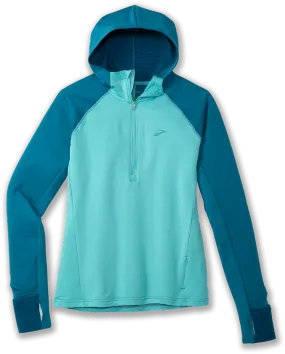 Women's Notch Thermal Hoodie 2.0 (438 - Aqua/Moroccan Blue)