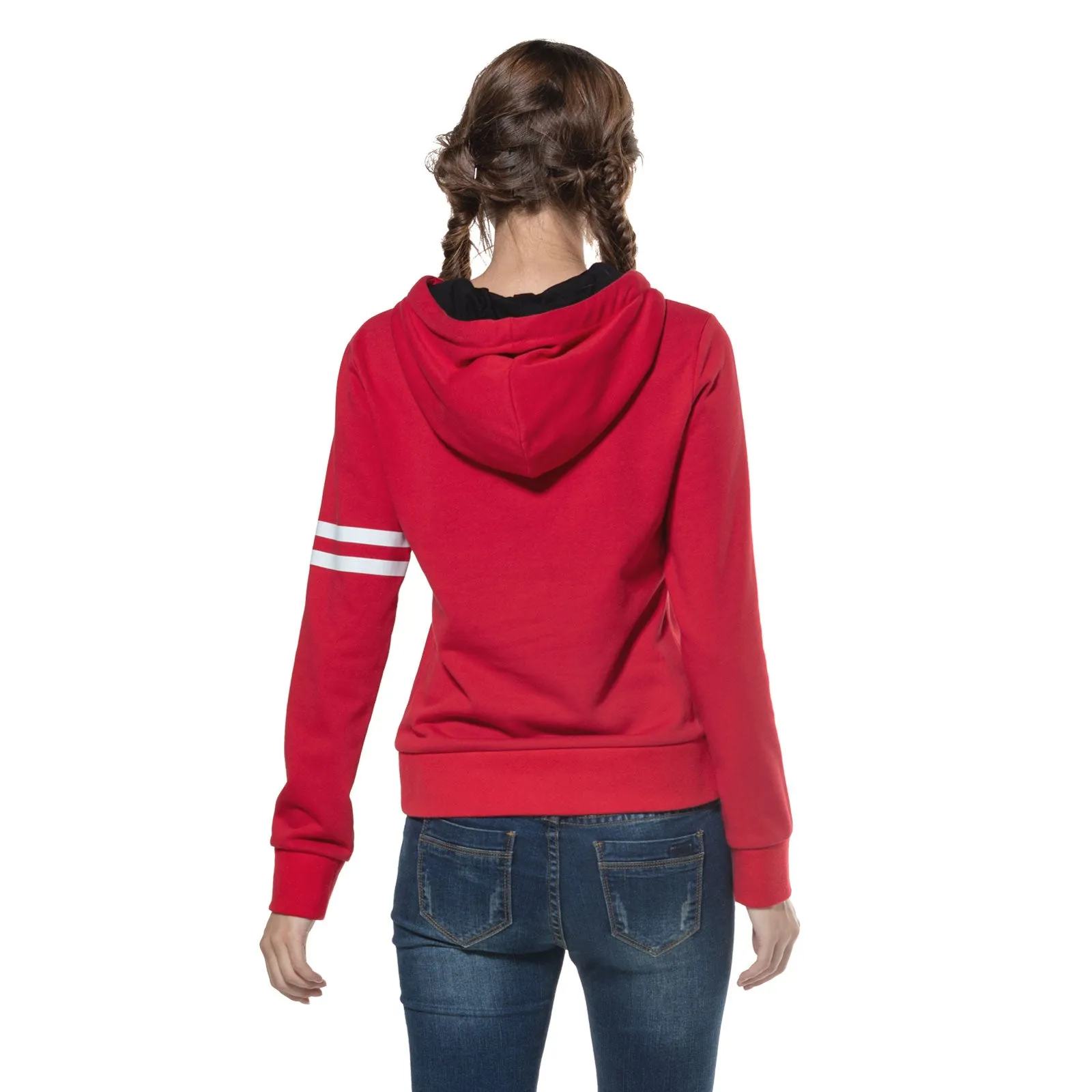 Womens Sports Stripe Sweatshirt