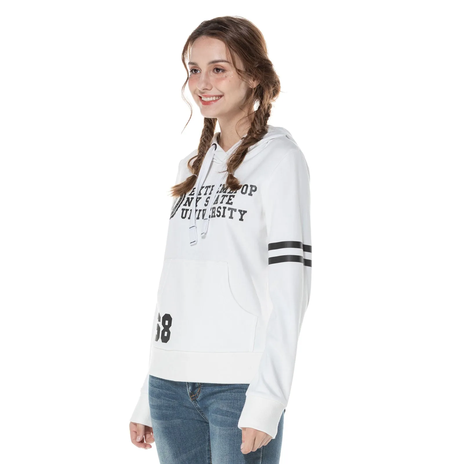 Womens Sports Stripe Sweatshirt