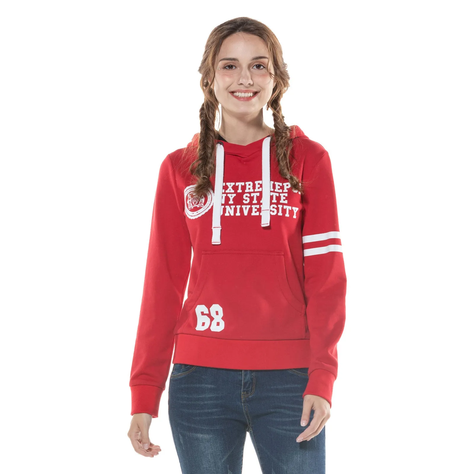 Womens Sports Stripe Sweatshirt