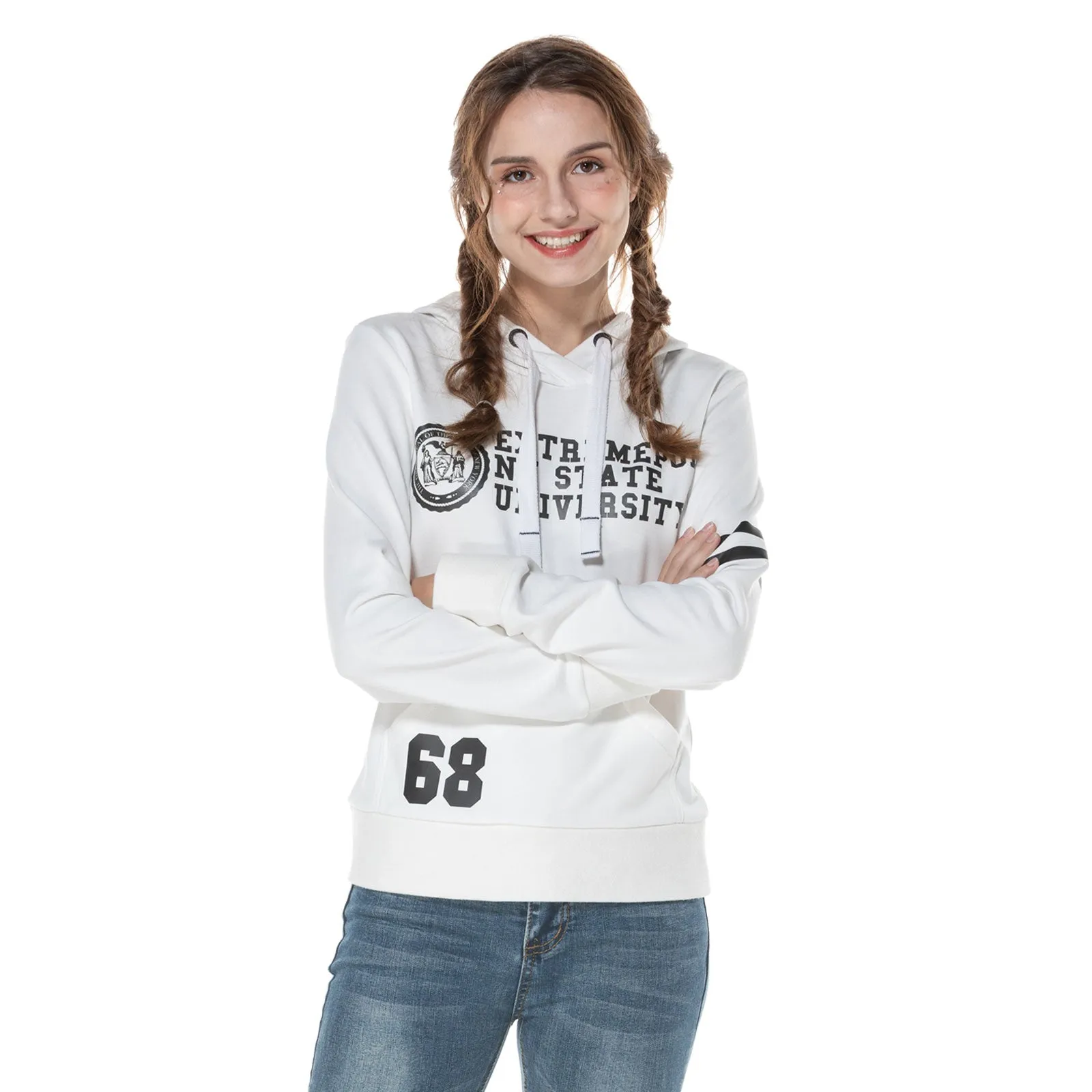 Womens Sports Stripe Sweatshirt